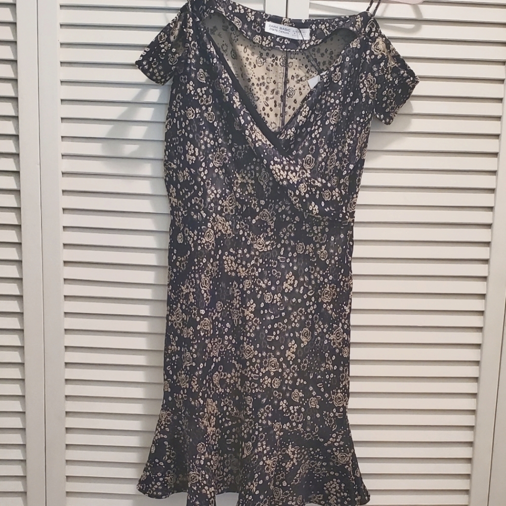 ZARA BASIC Z1975 DENIM Summer Dress Size M
